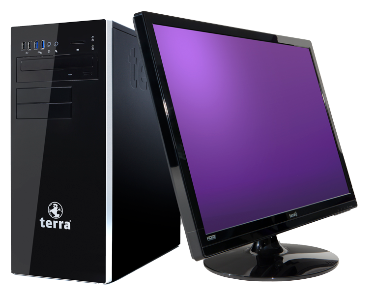 Terra PC System und Monitor